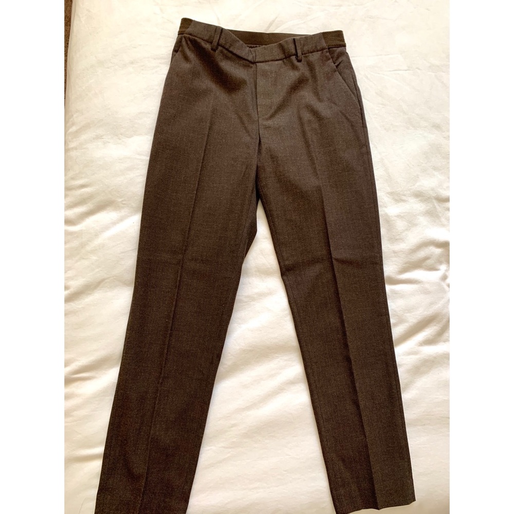 UNIQLO ezy pants brown tweed